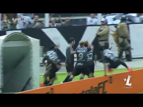 Belo gol na saída do goleiro em 25/09/2016