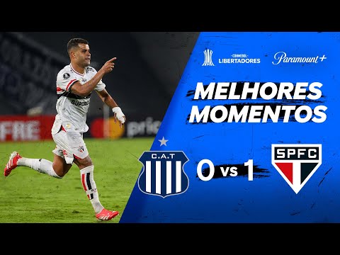 Gols e lances de Talleres x São Paulo