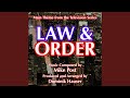 Law Order Theme From The TV Series