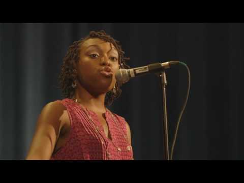 Iasia Sweeting performs at the 2016 National Poetry Slam