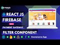 Build Ecommerce App With React And Firebase Filter Component React Projects For Beginners 7