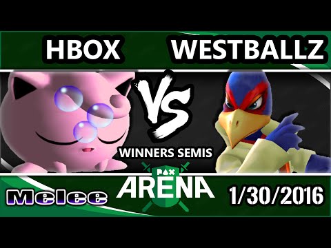 PAX South - Liquid` Hungrybox (Jigglypuff) Vs. Tempo | Westballz (Fox, Falco) SSBM WS - Smash Melee