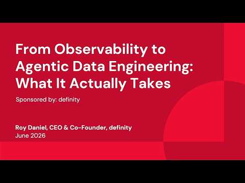 Watch: Agentic Data Engineering on Spark: Why AI Needs Context, Control and Validation