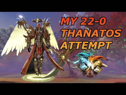 ATTEMPTING 22-0 THANATOS IN DUEL - Grandmasters Ranked 1v1 Duel - SMITE