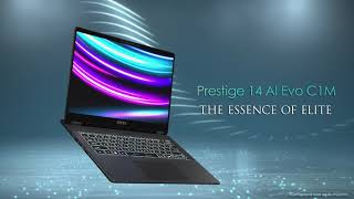 MSI Prestige14 AI Evo - The Essence of Elite anuncio