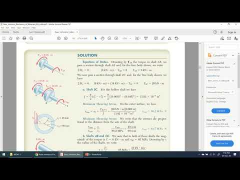 44 - Example 3.1 | Chapter 3 Mechanics of Materials Beer and Johnston