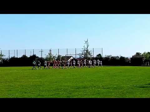 Einlaufen der Mannschaften, SGM Alfdorf/Hintersteinenberg - SV Pfahlbronn am 01.10.2023