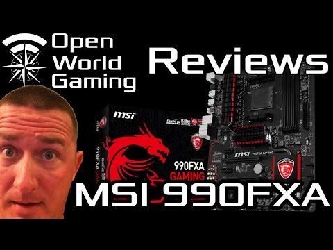 New MSI 990FXA Gaming Motherboard UnBoxing
