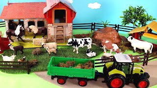 Farm Countryside Dioramas and Barn Animal Figurines