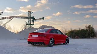 Video: Ragazzon Edelstahl Duplex Racing-Komplettanlage ab Kat Audi RS3 8V Limousine Facelift ab Bj.17