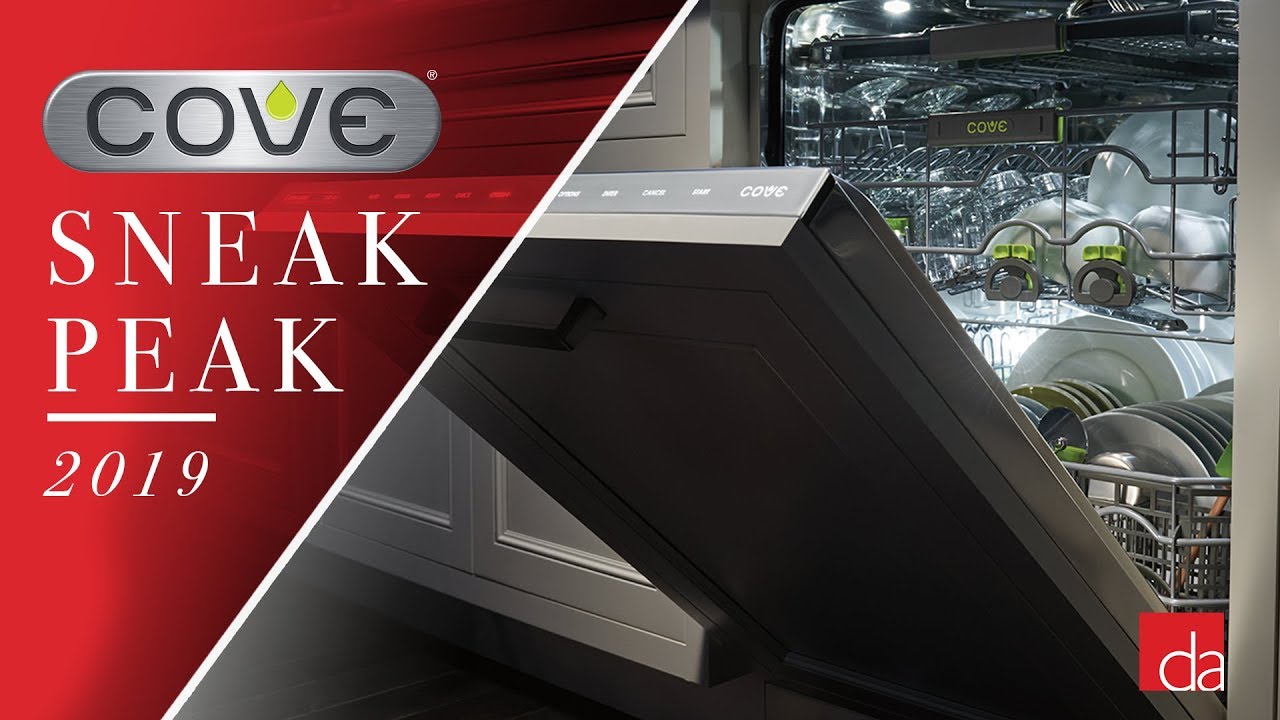 Cove DW2450 24" Dishwasher, Near Silent 41 dB Interior Lights, Panel