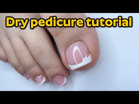 Dry Pedicure Step by Step 🦶X-coat Tips by BTArtbox