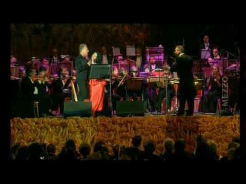 Sting and Angela Gheorghiu La ci darem la mano Luciano Pavarotti tribute