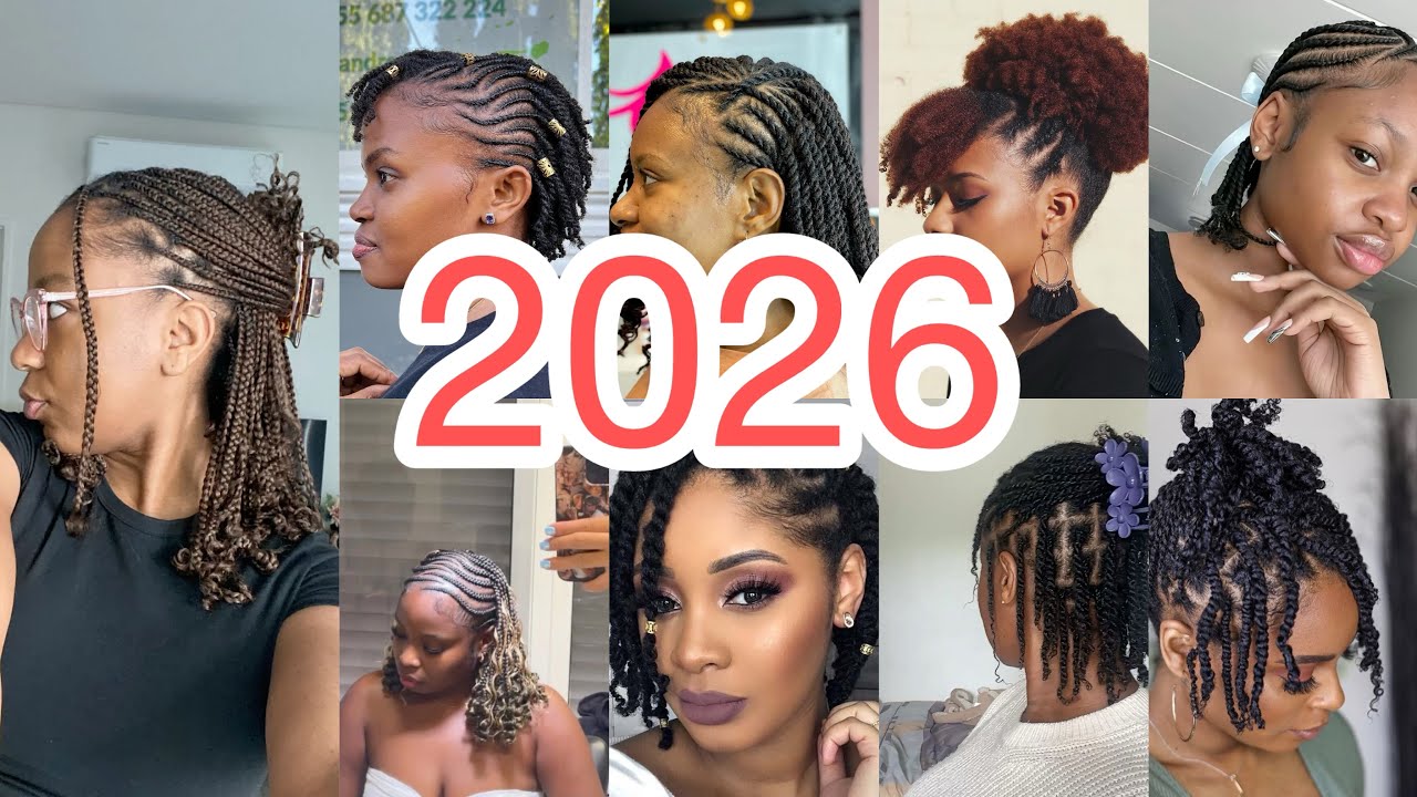 😳150 Stunning & Easy Short Braided Natural Hairstyles on short hair‼️2026 best