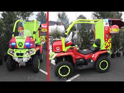 German fire dept. drone ATV - Alpha Robotics - Vechta volunteer fire dept. - Florian Expo 2020 [GER]