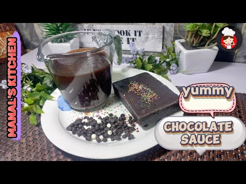 chocolate sauce |MANAL'S KITCHEN |#chocolate #topping #chocolate sauce #delicious #chocolatelovers