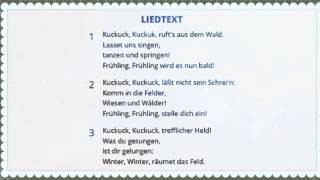 kuckuck kuckuck rufts aus dem wald - Kinderlieder Deutsch