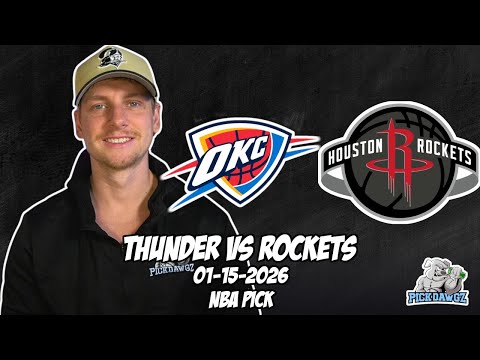 Oklahoma City Thunder vs Houston Rockets 1/15/26 NBA Free Picks & Prediction | NBA Betting Tips