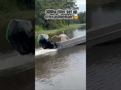 300hp on a jon boat?? 🤯🚀 #crazy