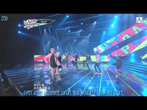 [HD] B.A.P - Crash (Live) [Eng Sub + Color Coded]