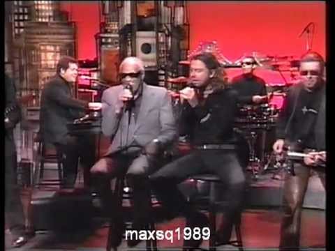 INXS & Ray Charles   Please D  Letterman Oct 1993