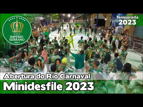 Império Serrano 2023 ao vivo | Minidesfile na Cidade do Samba #MD23