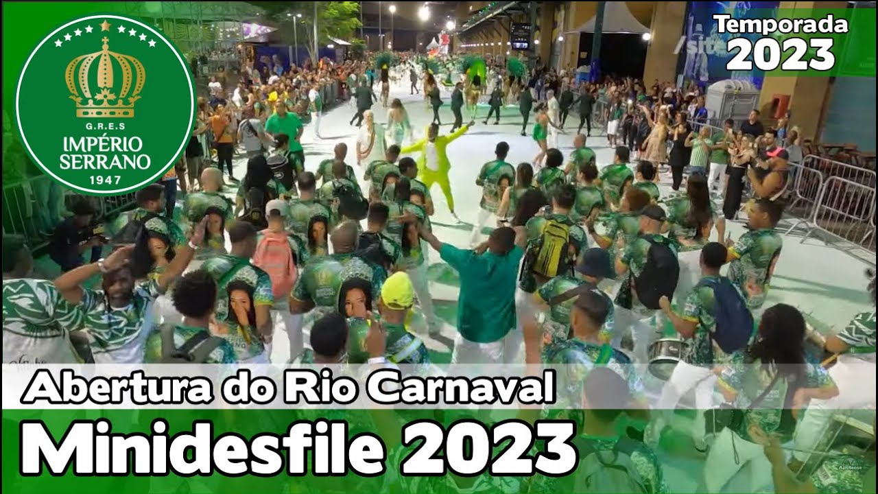 Império Serrano 2023 ao vivo | Minidesfile na Cidade do Samba #MD23