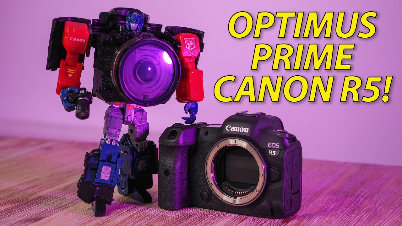 Transformers camera turns into Optimus Prime! (Canon EOS R5 review with a difference) - YouTube