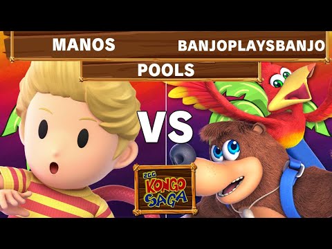 Kongo Saga - Manos (Lucas) Vs BanjoplaysBanjo (Banjo & Kazooie) Winners Pools - Smash Ultimate