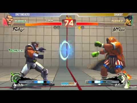 HADOCON IV (SSFIV:AE 2012) - OneTimeHero (Balrog) vs. Sikwidit (M. Bison)