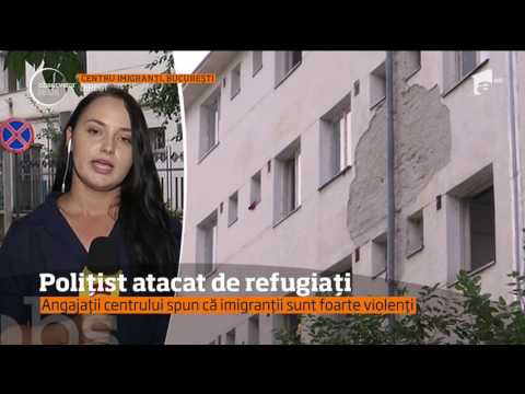 Un poliţist a fost atacat de mai mulţi refugiaţi la Centru de Imigranţi din Capitală