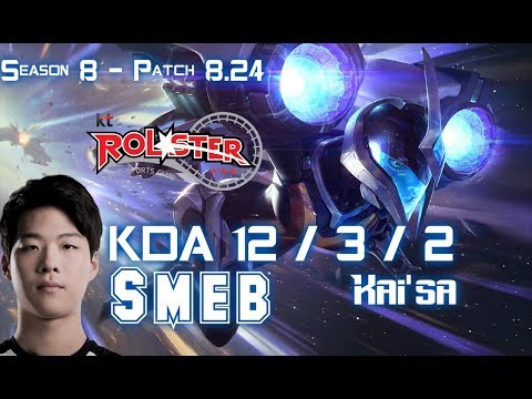 KT Smeb KAI'SA vs EZREAL ADC - Patch 8.24 KR Ranked