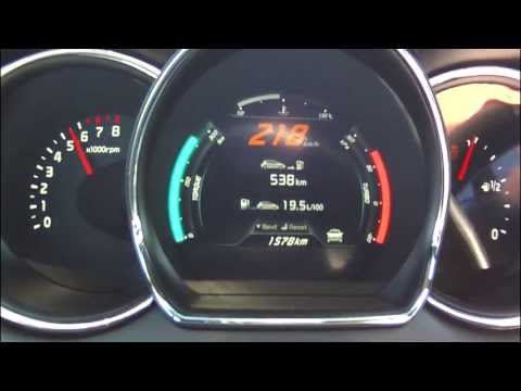 Kia Cee'd GT & Pro_Cee'd GT 2013 - acceleration 0-230 km/h and other tests