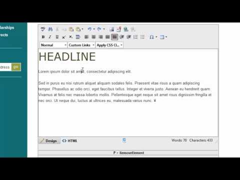 11. Applying CSS Classes and Styles - DNN Video Tutorial - Embolden