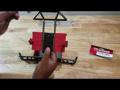 Traxxas rear cage mod to mount vertical dual tires