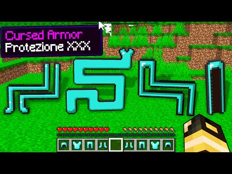 MINECRAFT MA CRAFTO L'ARMATURA MALEDETTA!!