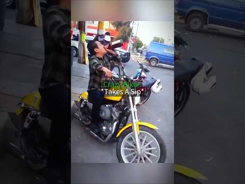 Biker Almost Got Caught With Alcohol 😱 Credit @bfmc4