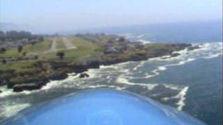 preview picture of video 'Landing Shelter Cove - Best looking final approach!'
