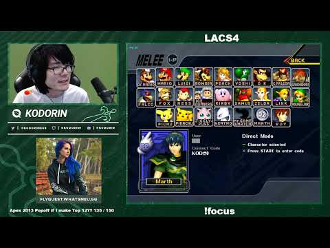 LACS 4 - Squeachu (Mr. Game & Watch) vs KoDoRiN (Marth) - WC Pools R2 (D3) WQF