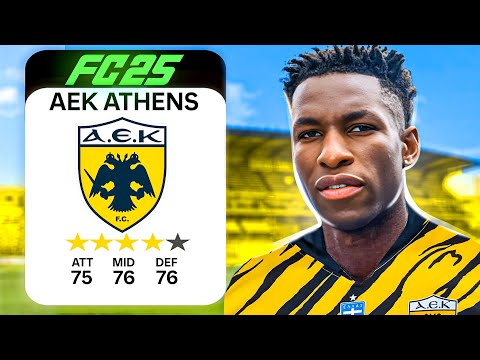 I Rebuilt AEK Athens… And Greek Football!