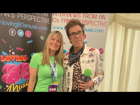 Slim Jim Phantom chats to Helen backstage at Rewind Scotland 2023