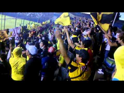 "LA RAZA AURINEGRA - nuevamente de LOCALES en la cancha de li"B"ertad APERTURA 2013" Barra: La Raza Aurinegra &bull; Club: Guaraní de Asunción