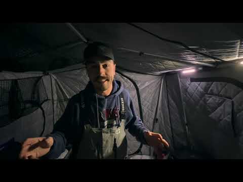Ice Fishing Lights Setup - Otter Universal Light Kit