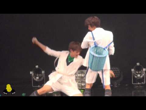 140811 B1A4 JFM-Ball toss game【SANDEUL focus】loooool♥♥♥