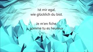 Anstandslos &amp; Durchgeknallt - Egal ft. Jasmiina + french lyrics