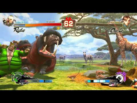 USF4: Darkchild(Rufus) Vs Crimson Comet(Chun LI)