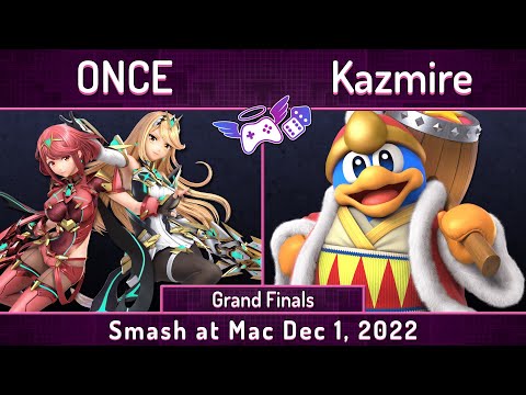 S@M Dec 1 2022 | ONCE (Pyra Mythra) vs Kazmire (King Dedede) | Grand Finals | SSBU Ultimate