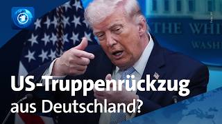 Video: Schlagabtausch mit Merz: Trump droht mit Reduzierung der US-Truppen in Deutschland