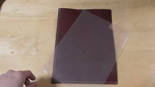 こだわり親父の本革、書類ファイル購入。