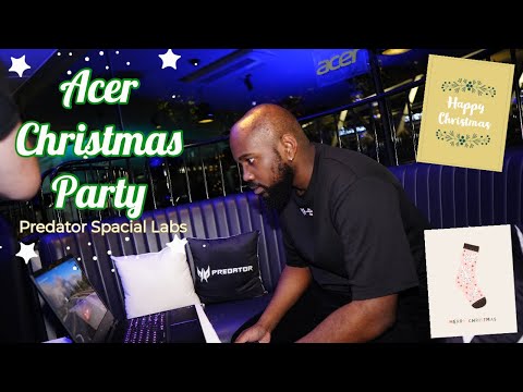 Laptops with 3D screens... without glasses?!  The Acer Christmas Party